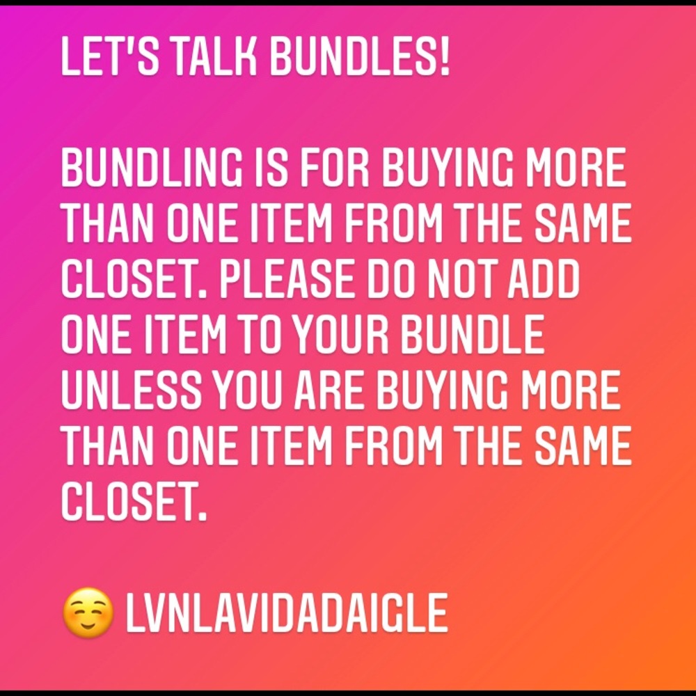 Bundling Info.